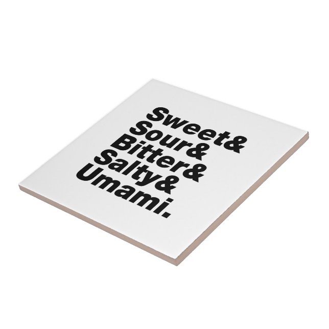 Cinco gostos básicos (Lateral)