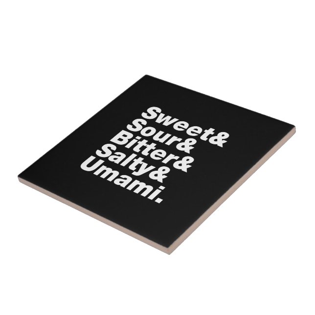 Cinco gostos básicos (Lateral)