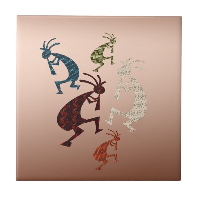Cinco Kokopelli (Frente)
