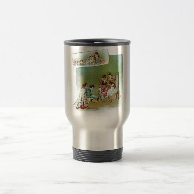 Cinderella Fairytale Caneca de viagem (Centro)