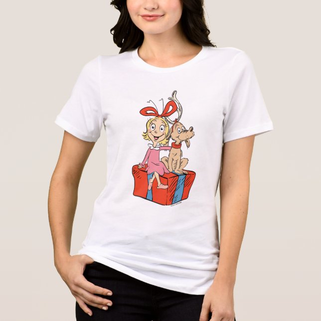 Cindy Lou Who e Max em um Presente (Frente)