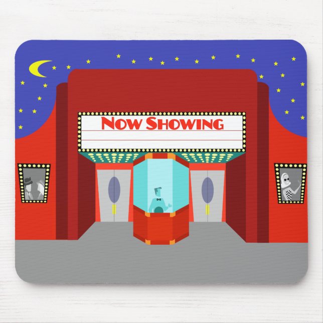 Cinema retro Mousepad (Frente)