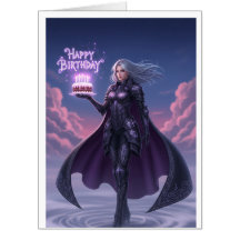 Cinematic Birthday Greeting Card for Anime Lovers 