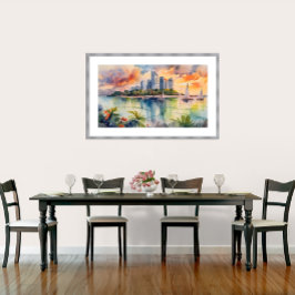 Cingapura - Impressão de Arte Arquivada