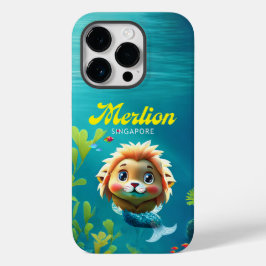 Cingapura Merlion para iPhone 14 Pro Case