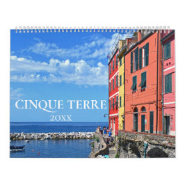 Cinque Terre - Estética Itália - Calendário de Par
