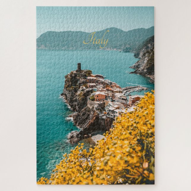Cinque Terre, Itália Foto Quebra-cabeça de Jigsen (Vertical)