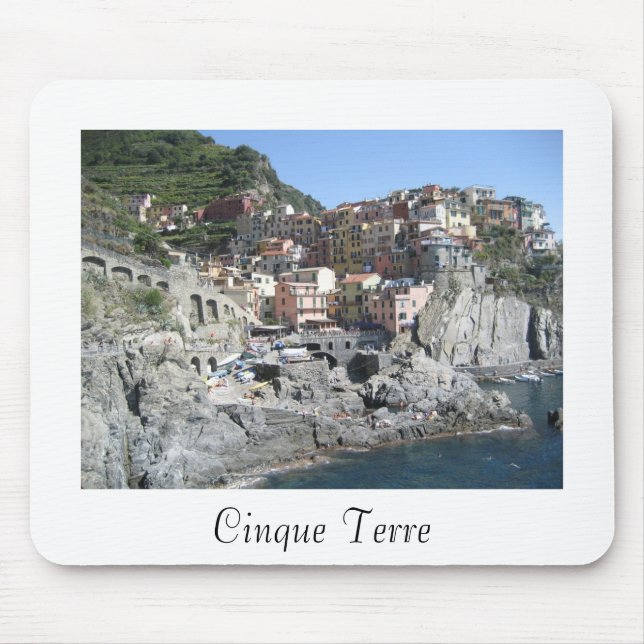 Cinque Terre, Italia Mousepad (Frente)