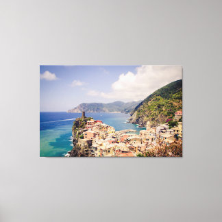 Cinque Terre Itália, Vernazza Village Canvas Print