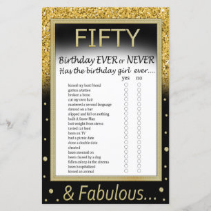 Cinquenta aniversários nunca