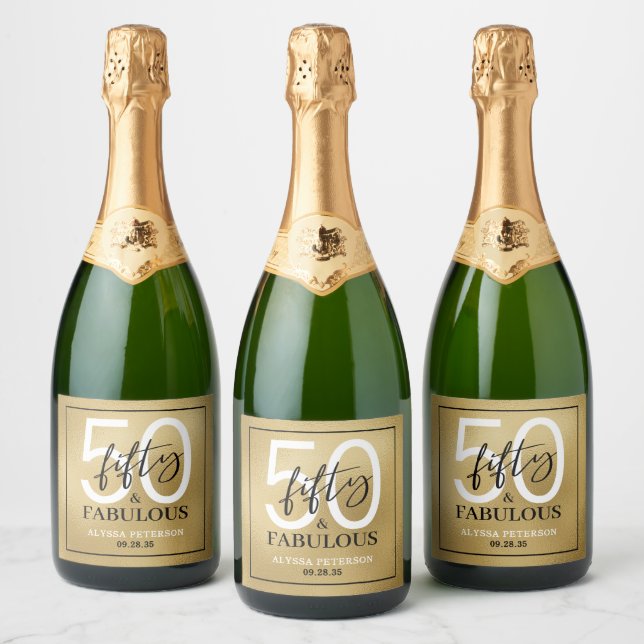 Cinquenta e Fantástico Aniversário de 50 Anos (Garrafas)
