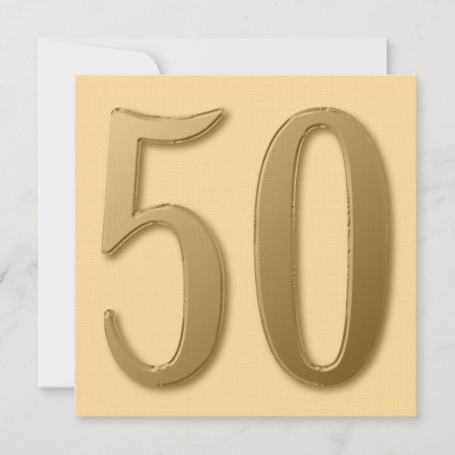 Cinquenta é Ouro (Frente)