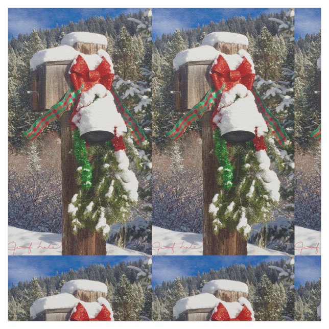 Cintos de Natal no Tecido das Montanhas (Modelo)