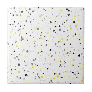 Cinza Amarelo Moderno Terrazzo