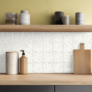 Cinza Amarelo Moderno Terrazzo