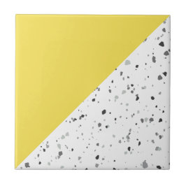 Cinza Amarelo Moderno Terrazzo