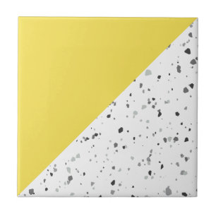 Cinza Amarelo Moderno Terrazzo