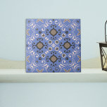 Cinza Azul, Cor Branca, Distância Elegante Alteráv<br><div class="desc">Belo azulejo decorativo de damascos em tons de azul,  cinza e branco. Todas as cores podem ser alteradas completamente e,  se você quiser alterá-las,  use a opção Editar,  onde as cinco cores são oferecidas no painel à direita.</div>