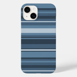 Cinza azul listras capas de iphone de gabinete