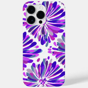 Cinza Azul Rosa Púrpura Chrysanthemum Floral Patte