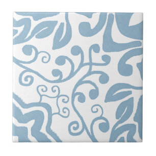 Cinza Blue White Vintage Original Unix Watercolor