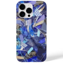 Cinza branca indigo azul faixas geométricas de abs