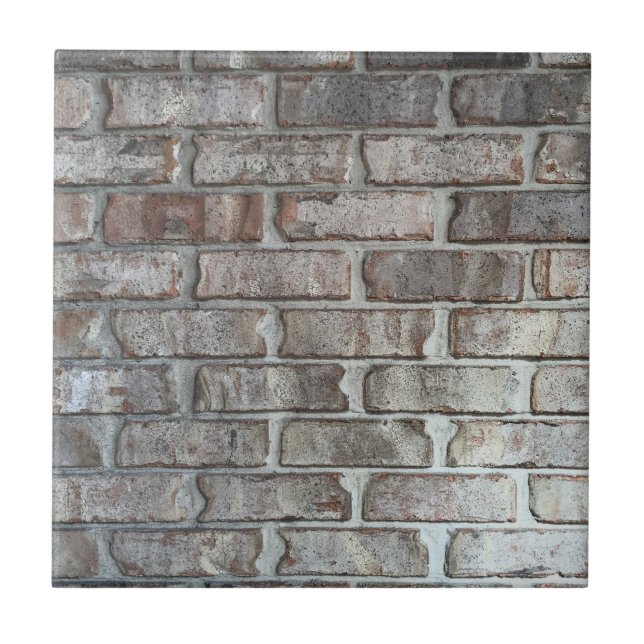 Cinza Brick Wall Grunge Bricks Textura de fundo (Frente)