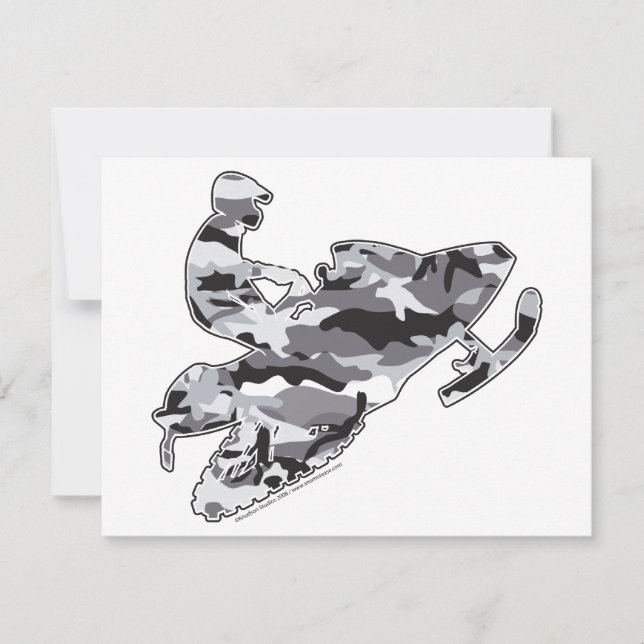 Cinza Camo traçado em cópia negra (Frente)