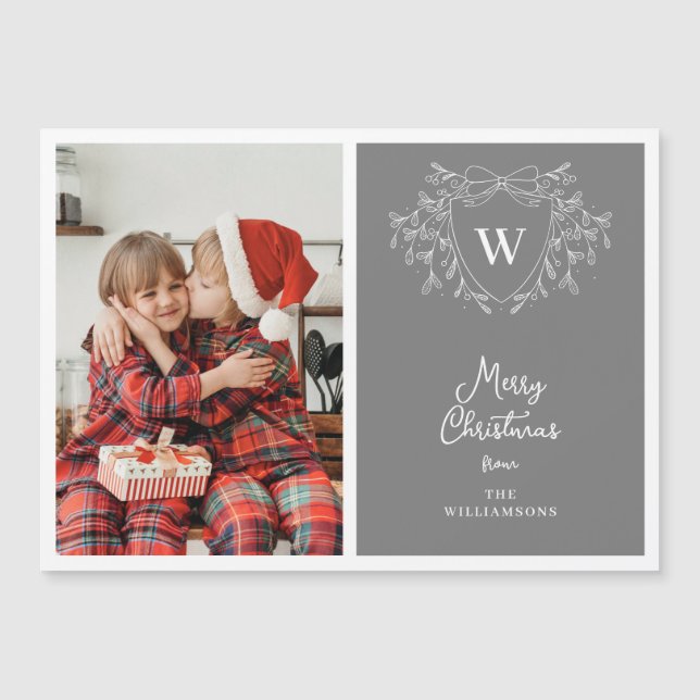 Cinza clássica e cartão fotomagnético branco da cr (Frente)