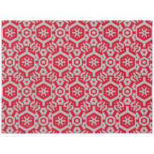 Cinza da Cinza vermelha ruga Geométrica