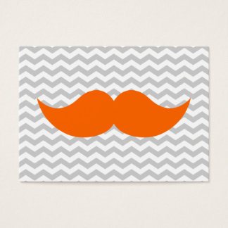 Cinza de bigode laranja Stripe