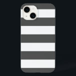 Cinza de carvão com faixa larga<br><div class="desc">A moda moderna giro giro giro giro bonito preppy padrão de listras náuticas.</div>