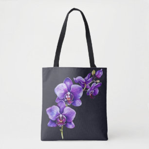 Cinza De Chapa Escura, Bolsa de Orquídea Roxa
