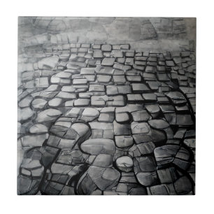 Cinza de Cobblestones névoa de arte gráfica