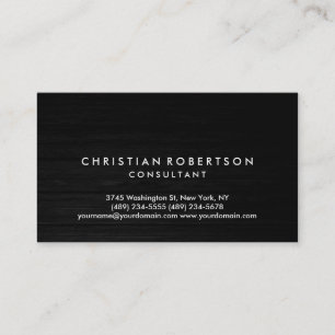 Cinza de consultoria moderna Cartão de visita de E