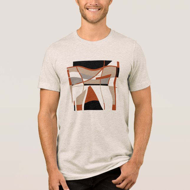 Cinza de ferrugem bege preto Formas negras MCM Pro (Frente)