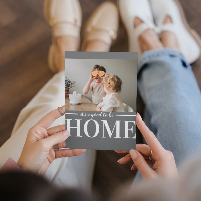 Cinza de Foto Moderna É bom ser presente por aspas (Criador carregado)