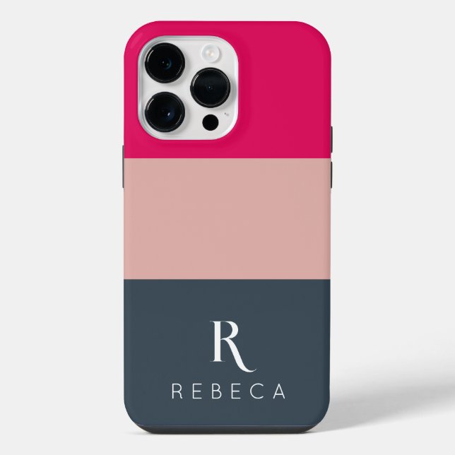 Cinza de framboesa rosa cor-de-rosa com blocos de  (Verso)