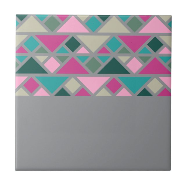 cinza de fuchsia turquoise, cor-de-rosa, abstrato  (Frente)