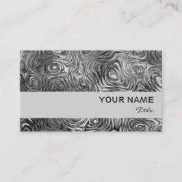 Cinza de impressão de cartão de visita de Molten