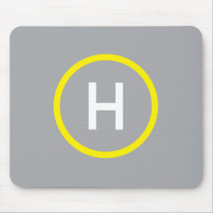 Cinza de Mousepad do heliporto