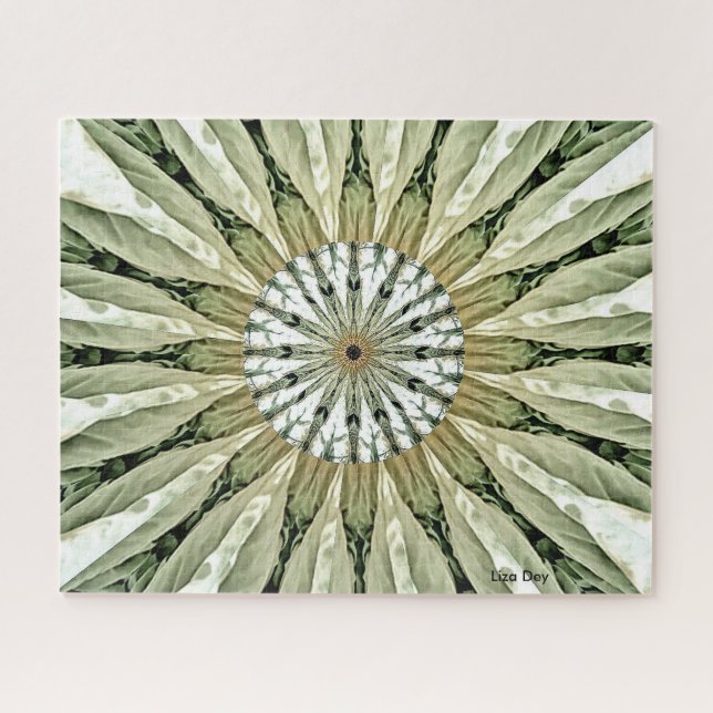 Cinza de Pena de Quebra-cabeça (Horizontal)