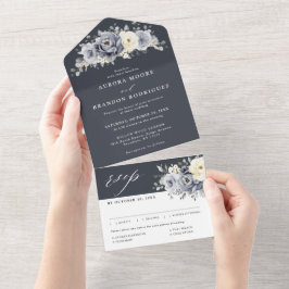 Cinza De Prata Fivória Floral De Inverno Todos Cas