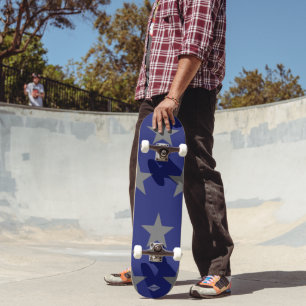 Cinza de skate azul mostra HAMbyWG