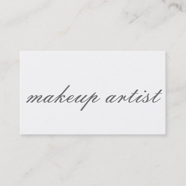 Cinza de Trendência da Cartão de visita Branca Neg (Frente)