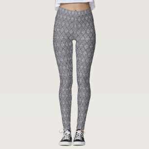 Cinza Diamante Leggings