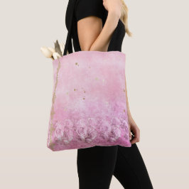 Cinza do Damasco das Rosas Rosa - Saco dos Totes