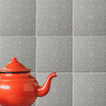 Cinza E Damasco De Ornamentado Elegante Clássico B<br><div class="desc">Design decorativo do ornamentado clássico com ornamentos brancos em um fundo cinza.</div>