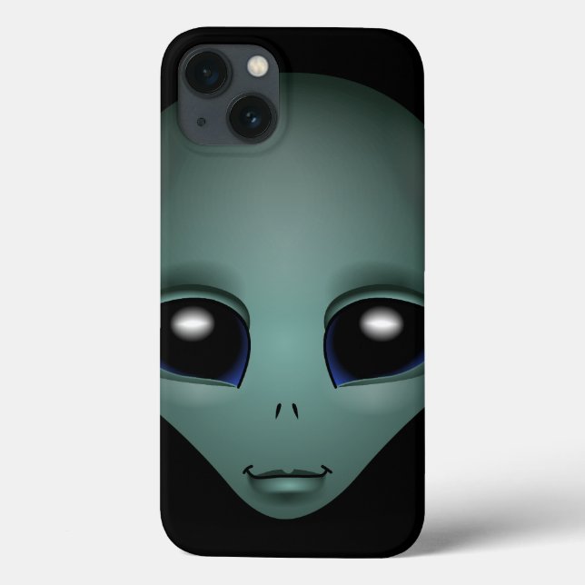 Cinza E.T. iPad de gabinete do iPad de alienígena (Verso)