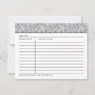 Cinza Elegante e receita de rendas planas brancas